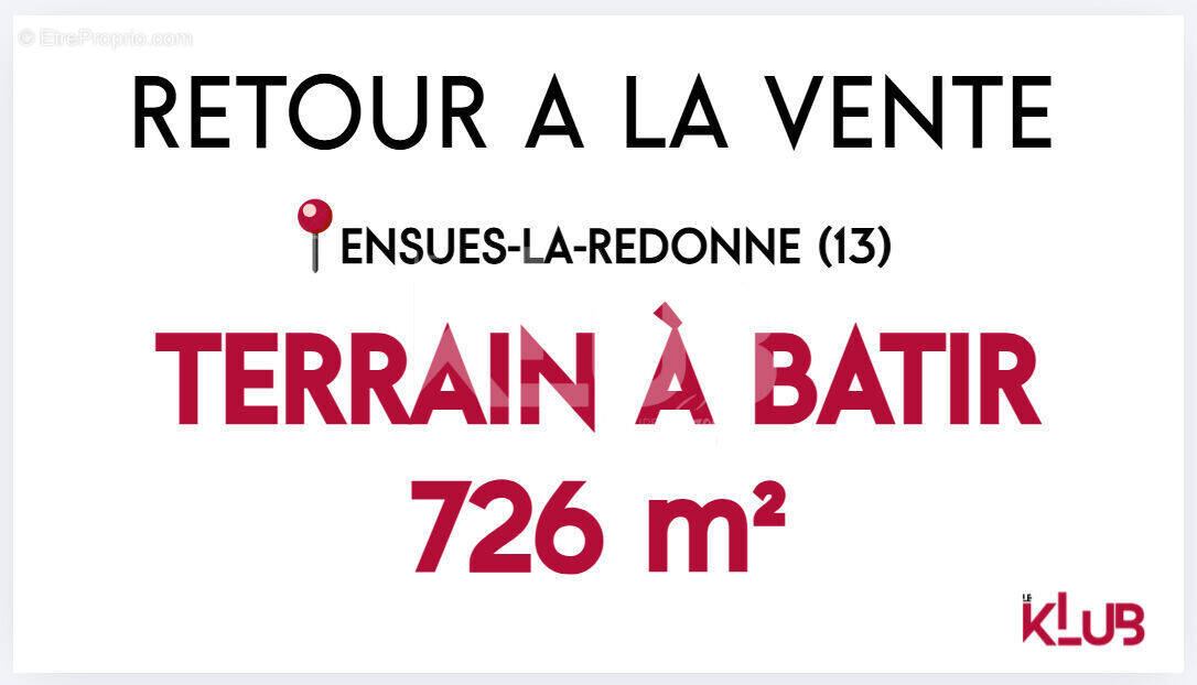 Terrain à ENSUES-LA-REDONNE