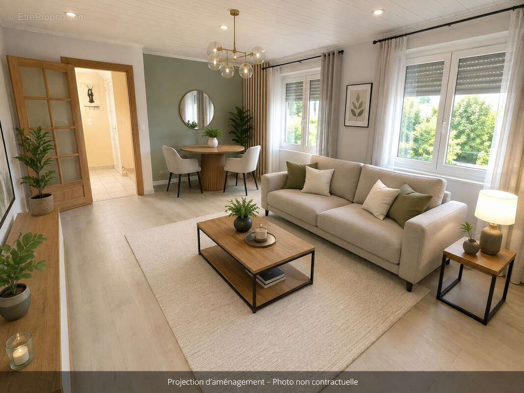 Maison 6 pieces de 102 m2 avec 5 chambres (quartier huchet) - photo 4