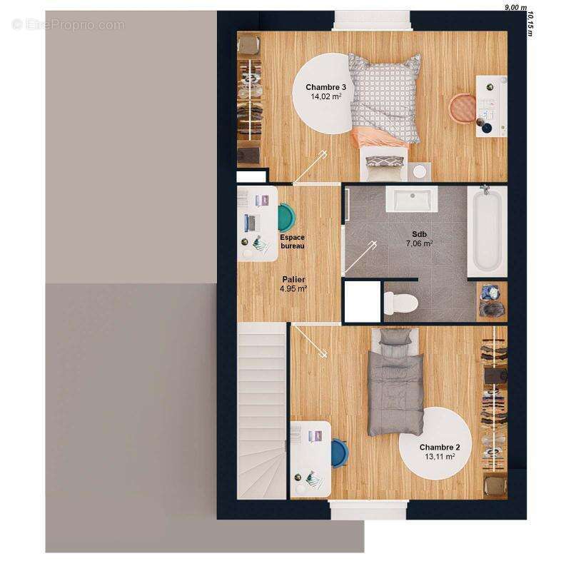 Maison 5 pièces 94 m2 - photo 7