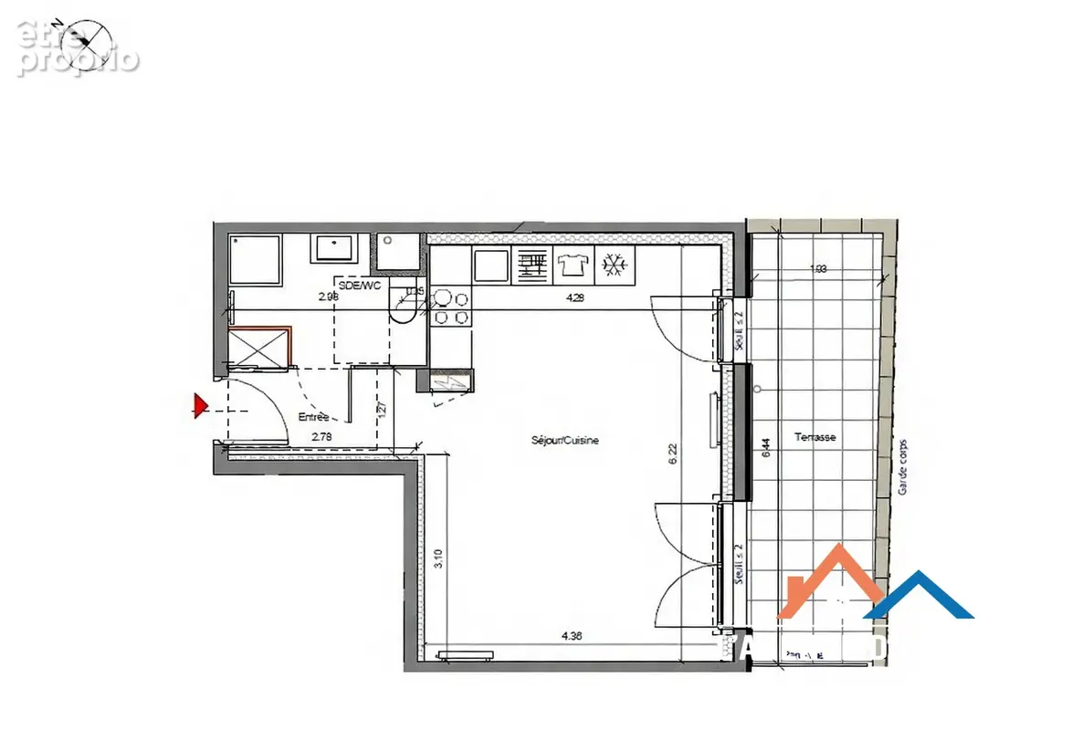 Appartement exposé sud - photo 5