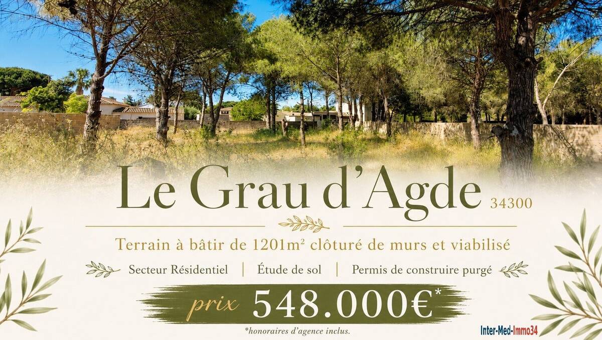 Terrain à AGDE