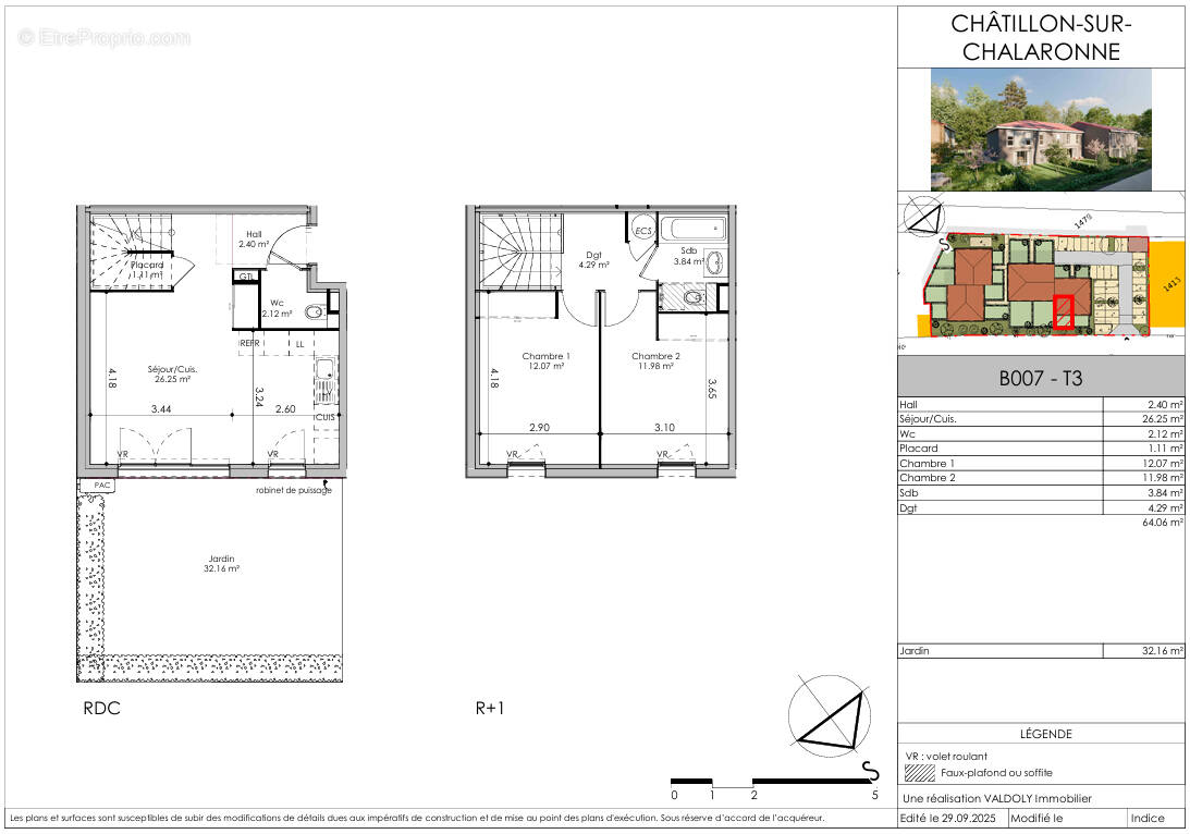 Appartement à CHATILLON-SUR-CHALARONNE