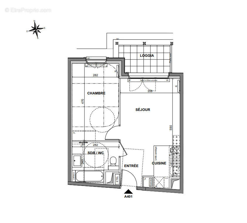 Appartement à LE PLESSIS-ROBINSON