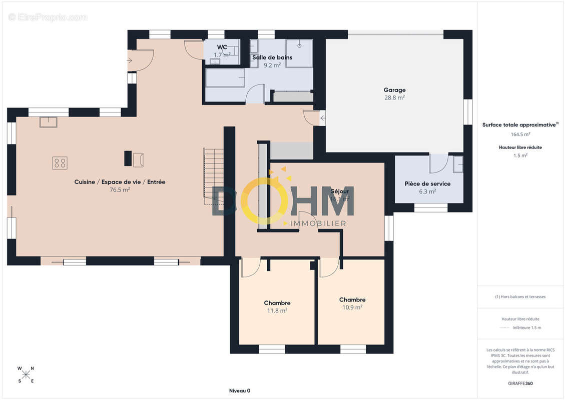 Maison 182m2, 4 chambres voire 5, sur terrain clos et arbore de 900m2 - photo 22