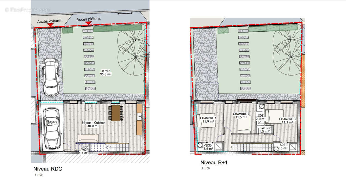 Terrain à BOIS-COLOMBES