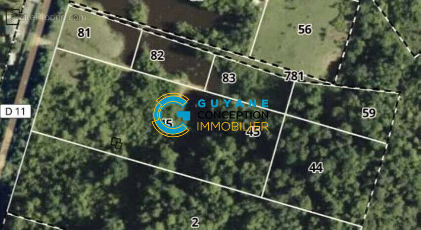 Terrain à SAINT-LAURENT-DU-MARONI