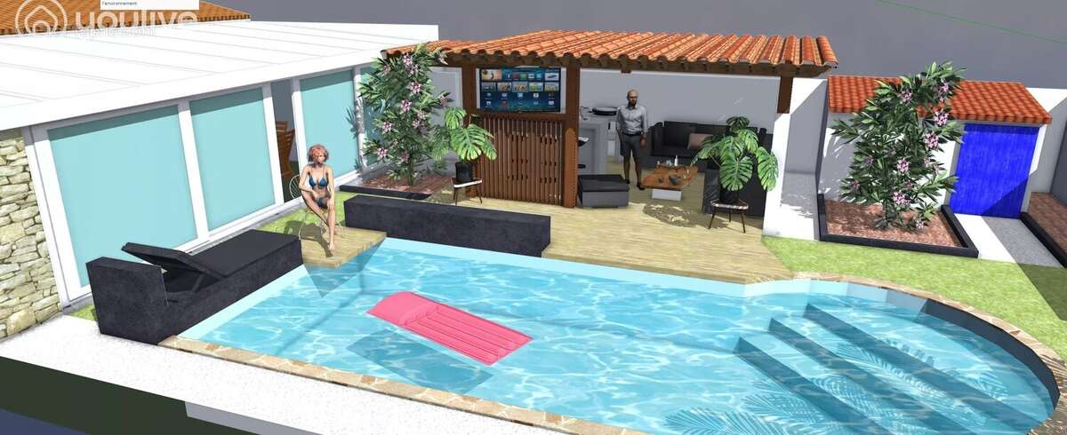 Maison de vacances avec piscine et studio La Chaume - photo 26