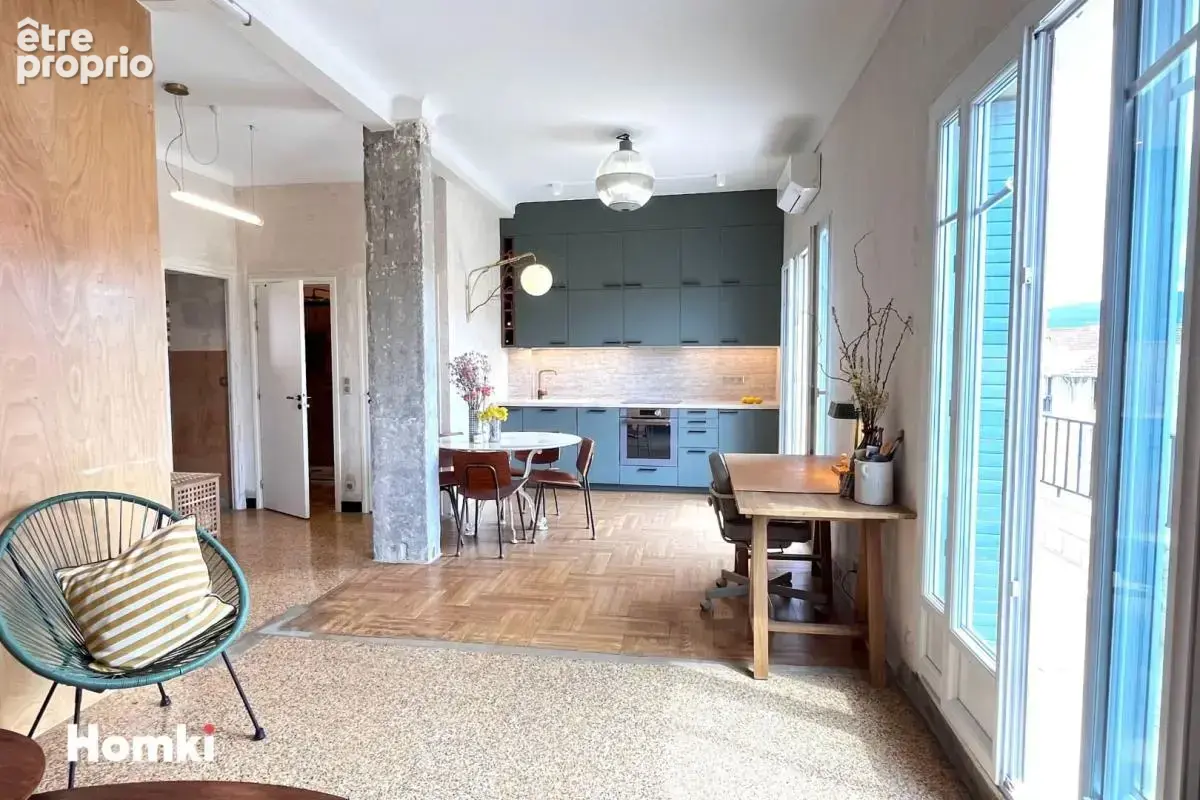 Appartement T3 rénové par une artiste – terrasse plein sud - photo 8