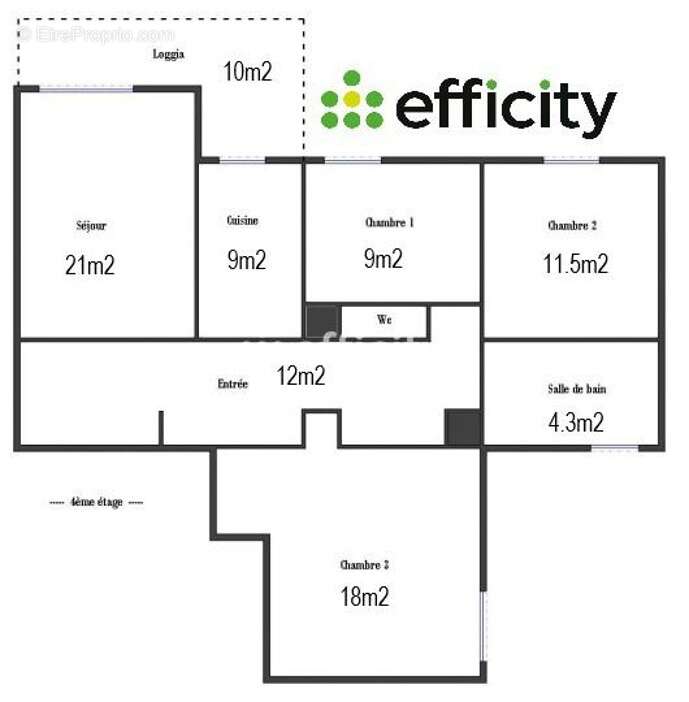 Appartement à ENGHIEN-LES-BAINS