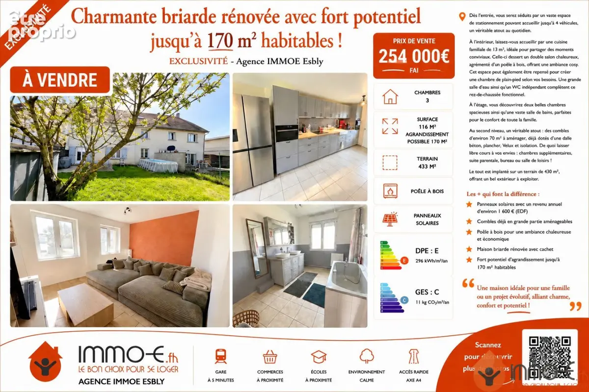 Maison 116 m² à Quincy-Voisins  - photo 8