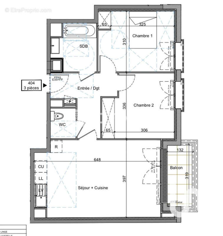 Appartement Villemomble 3 pièce(s) 62 m2 - photo 5