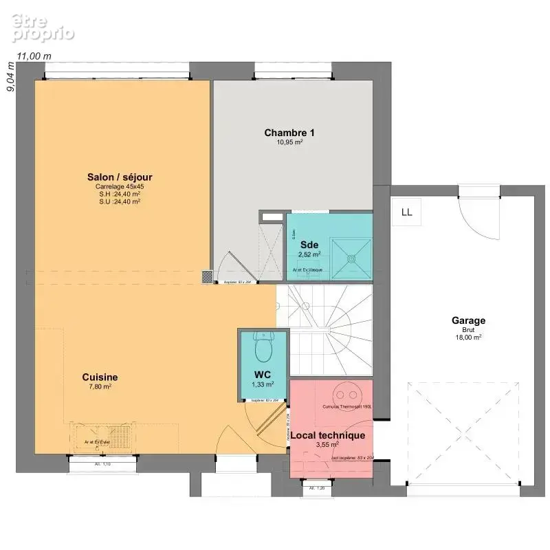 Maison 5 pièces 82 m2 - photo 3