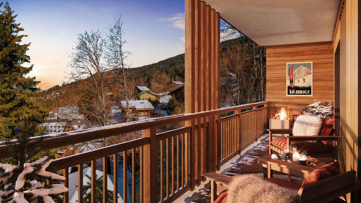 Ski Apartment for sale Les Carroz -perspective-bal - Appartement à ARACHES-LA-FRASSE