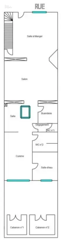 Maison de ville de 146 m² – 4 chambres – bureau – cour et jardin - photo 30