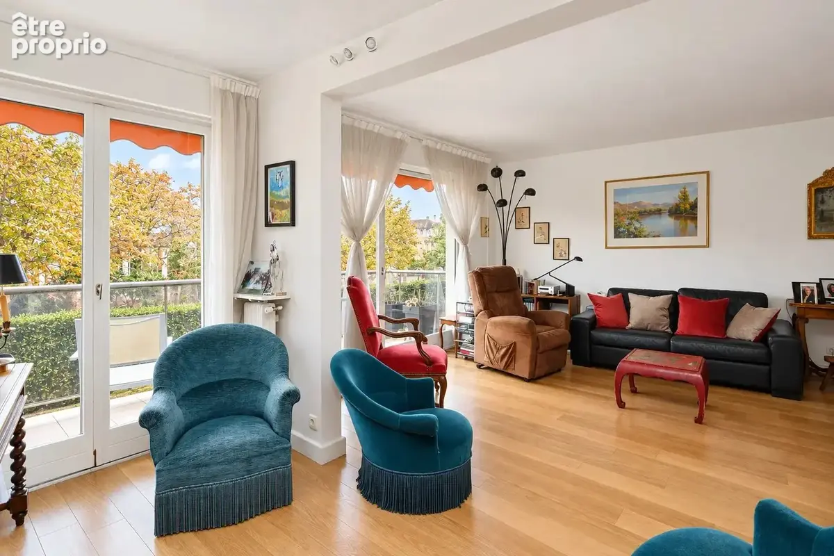 Bas de chatou 4 mn rer - appartement de  88 m² - 3 chambres - cave et parking - photo 4