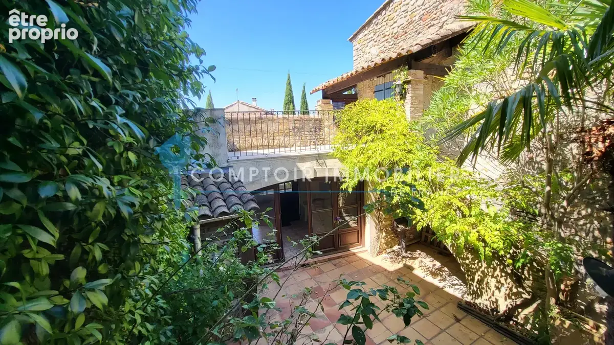 DPT GARD (30), à vendre, SAINT CHRISTOL LES ALES, maison de village type 6 de 132m2 habitables avec cour, terr - photo 2