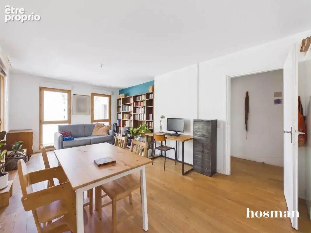 Bel appartement 3 pièces 72 m² avec grande terrasse - Rue de Nantes, Paris 19ème - photo 2