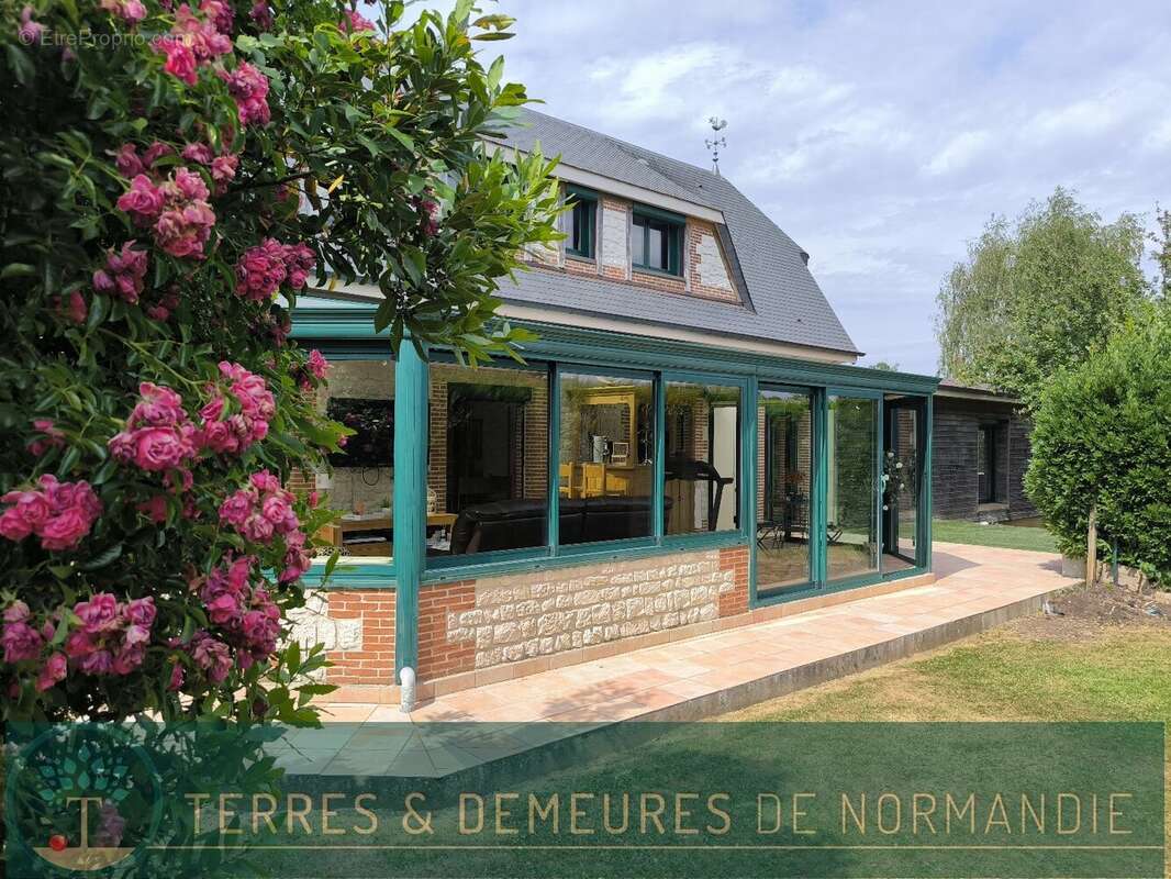 A 10 minutes de grand-bourtheroulde (27520), maison 4 chambres sur sous-sol, veranda et spa de nage sur terrain 1390 m². - photo 2
