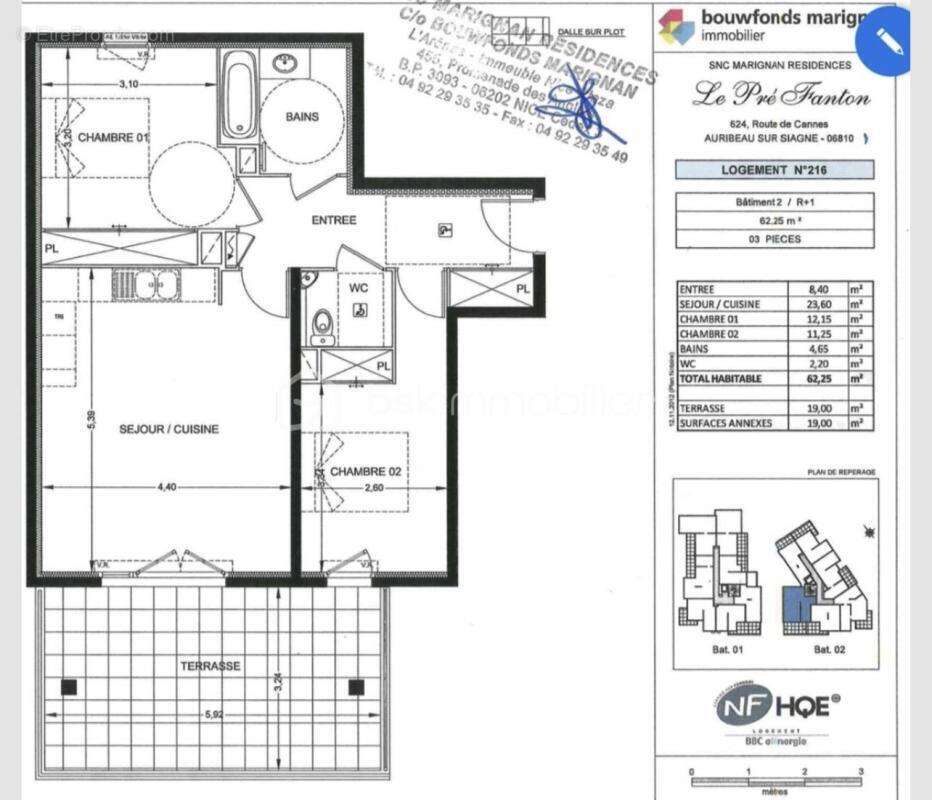 Appartement à AURIBEAU-SUR-SIAGNE