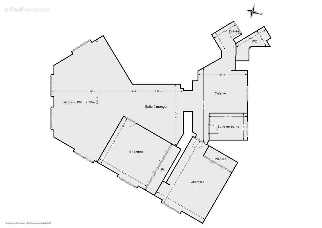 Appartement à PARIS-17E