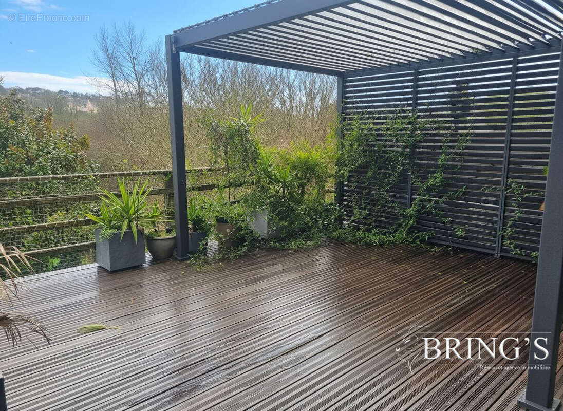 terrasse rez de chaussée - Maison à CROZON