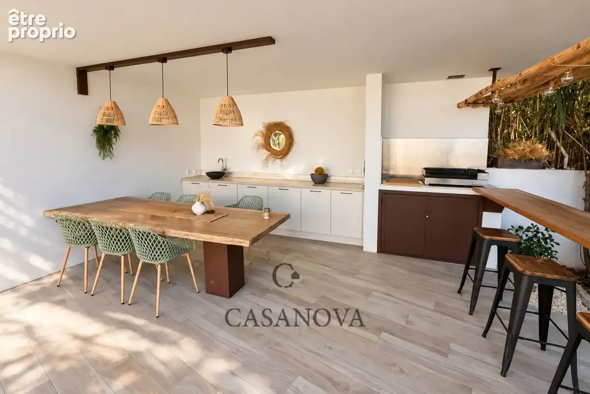 Villa contemporaine avec suite parentale sur piscine, dépendance et jardin paysager à Mireval - photo 20