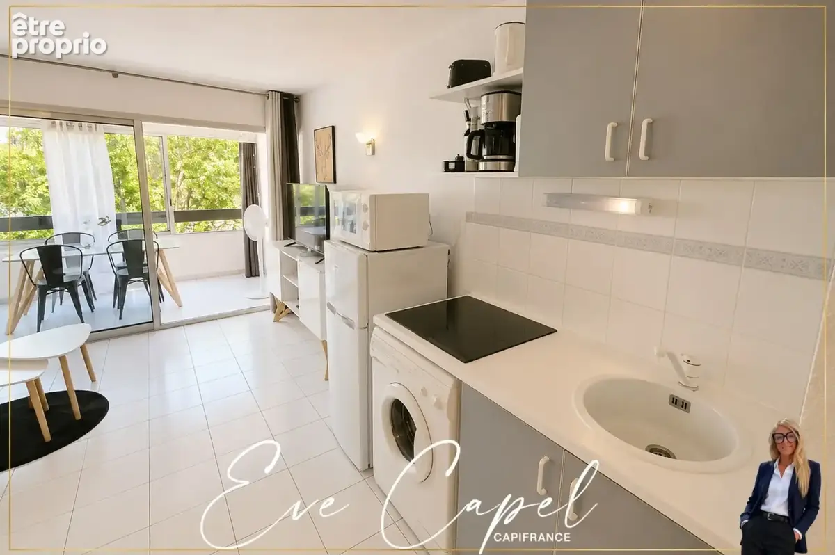 Appartement à vendre 2 pièces LE CAP D'AGDE (34), appartement avec 1 chambre, loggia fermée, avec parking privatif, ascenseur et - photo 10