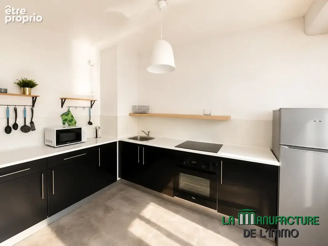 Grand t1 meublé 44 m2   rdc sur jardin intérieur   emile clermont   tennis club - fauriel - saint-étienne (421 - photo 8