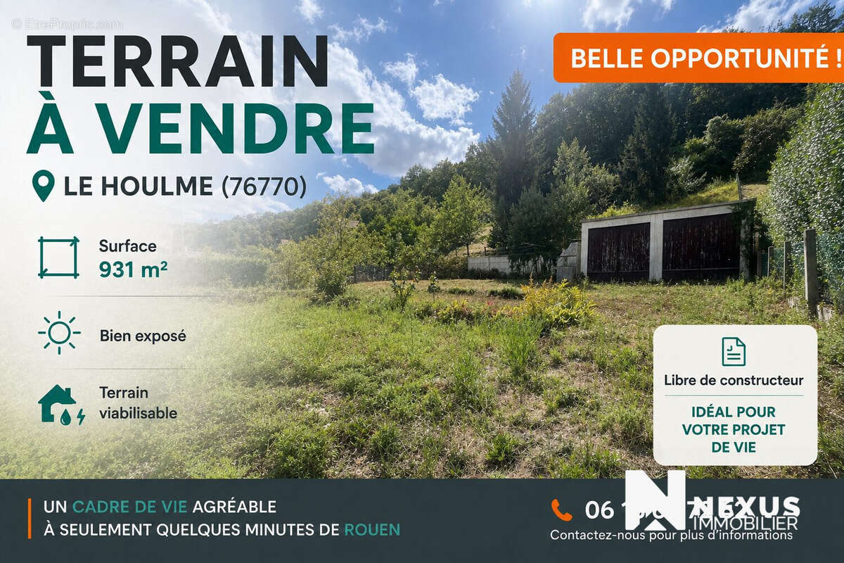 Terrain à LE HOULME