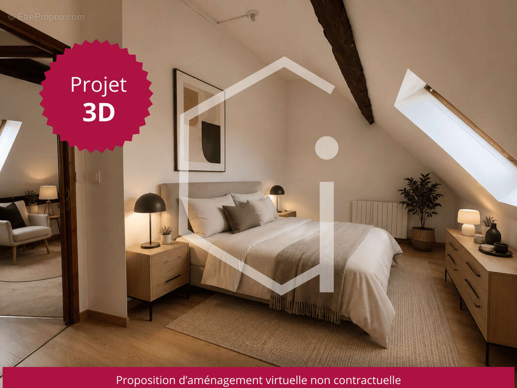 Appartement duplex lumineux   Centre-ville de Cosne-sur-Loire - photo 1