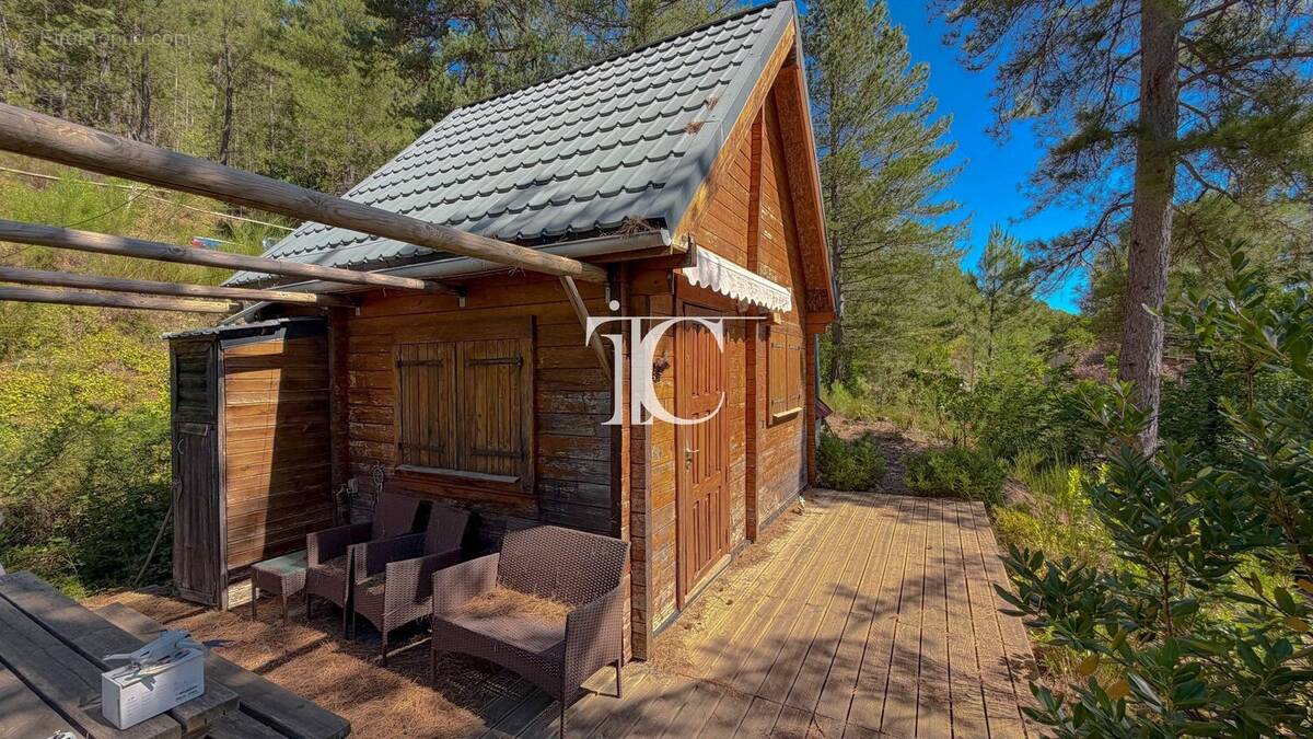Petit chalet en pleine nature  20 m² habitables  Terrain constructible de 3 846 m² - photo 1