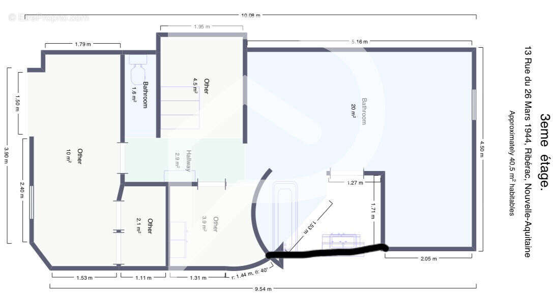 Appartement à RIBERAC