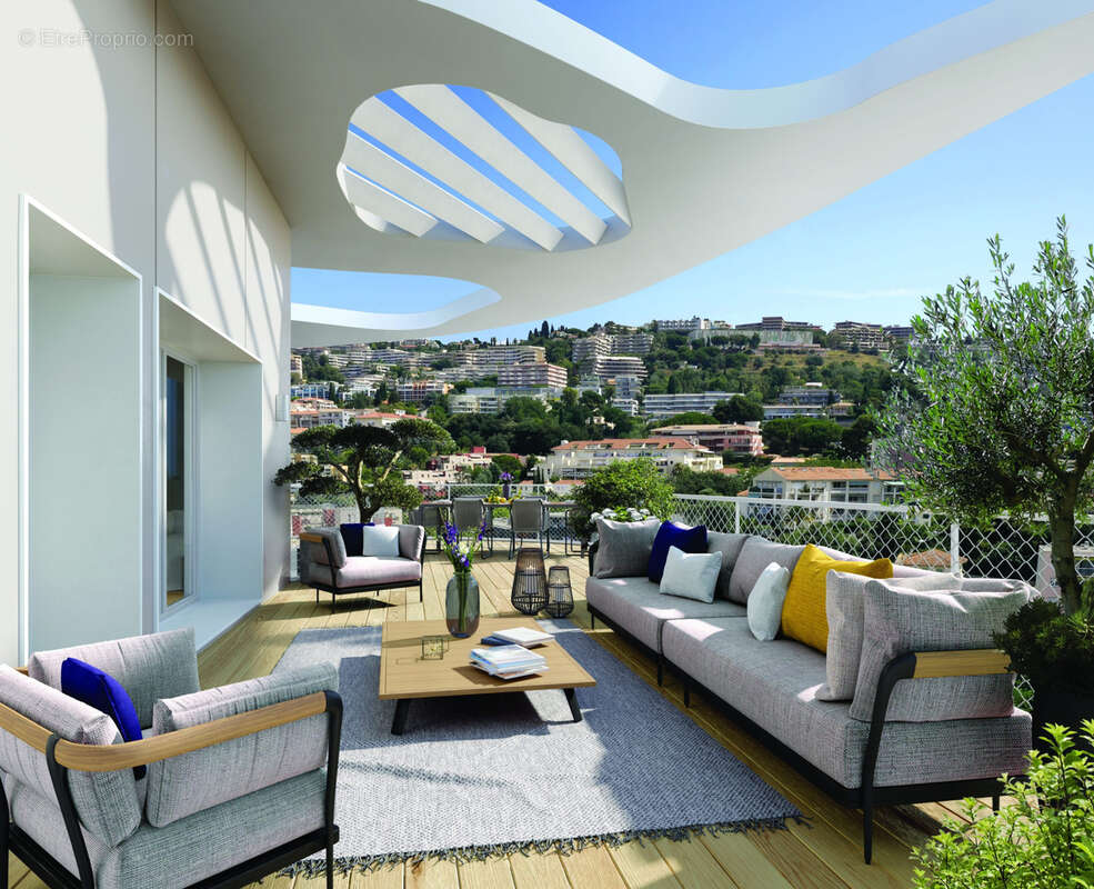 Nice / st marguerite - appartement 2 pièces avec terrasse et parking privatif - photo 3
