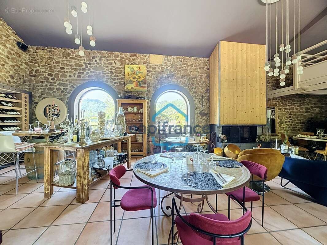 A vendre  Anduze Mas en pierre 10 pièces 446 m2 dont 1 appart.132m2 + Piscine et Bassin naturel parking 20 voitures - photo 6