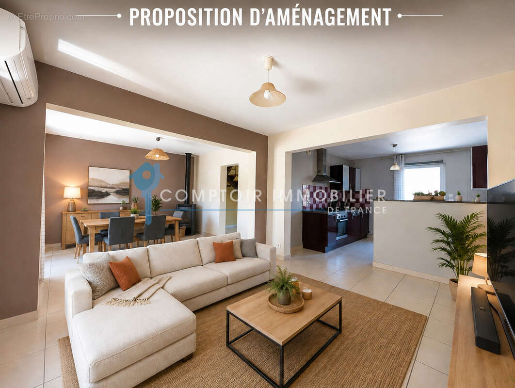 Dépt Hérault (34) - JACOU  à vendre maison climatisée de 85m2 en R+1 avec jardin et cabanon sur parcelle de 18 - photo 6