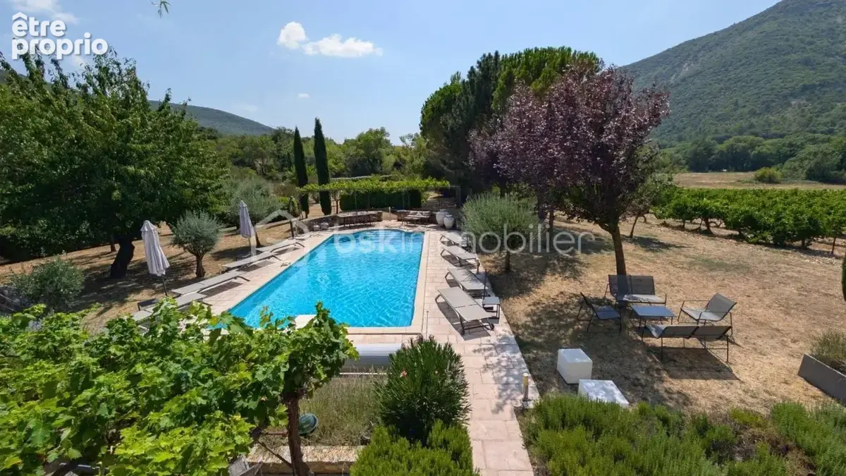 Mas xviiiᵉ en pierre • 340 m² • 8 chambres • piscine chauffée • drôme provençale - photo 5
