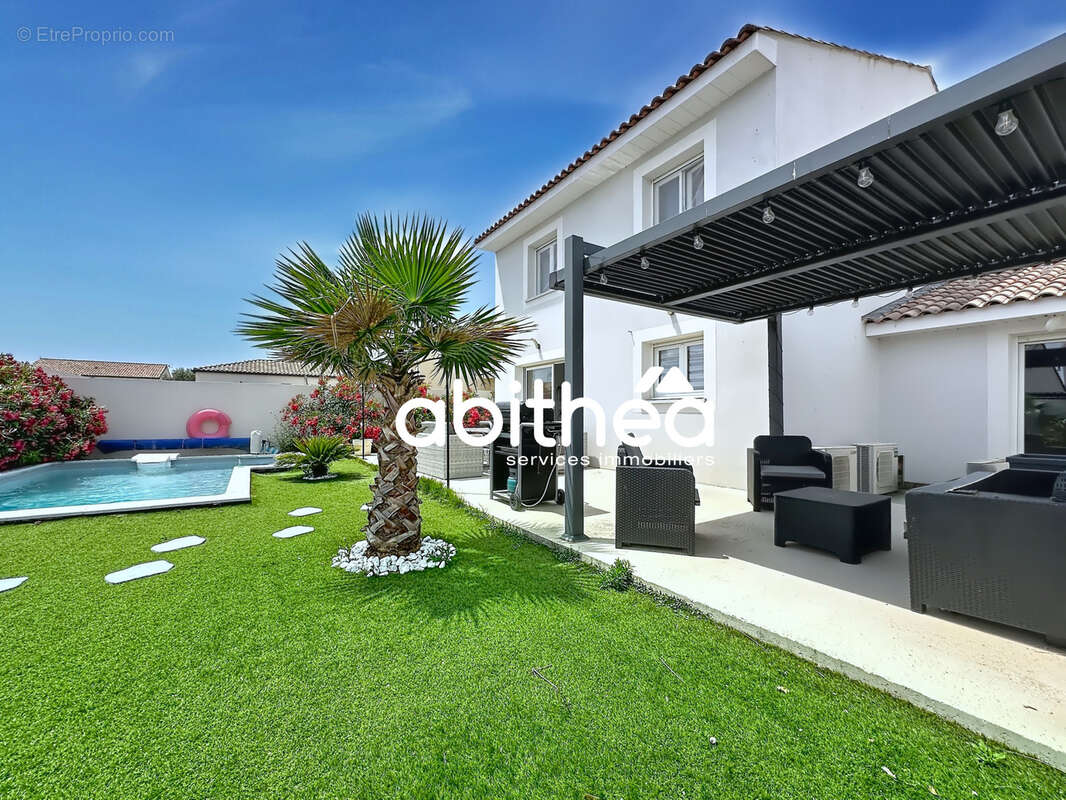 Villa 3 faces - 131 m2 - 4 chambres dont 1 au rdc - jardin piscine et garage - montblanc - photo 14