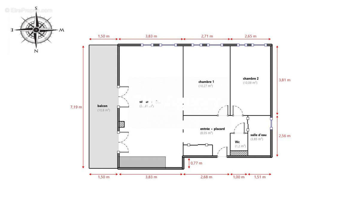 Appartement à MARSEILLE-10E