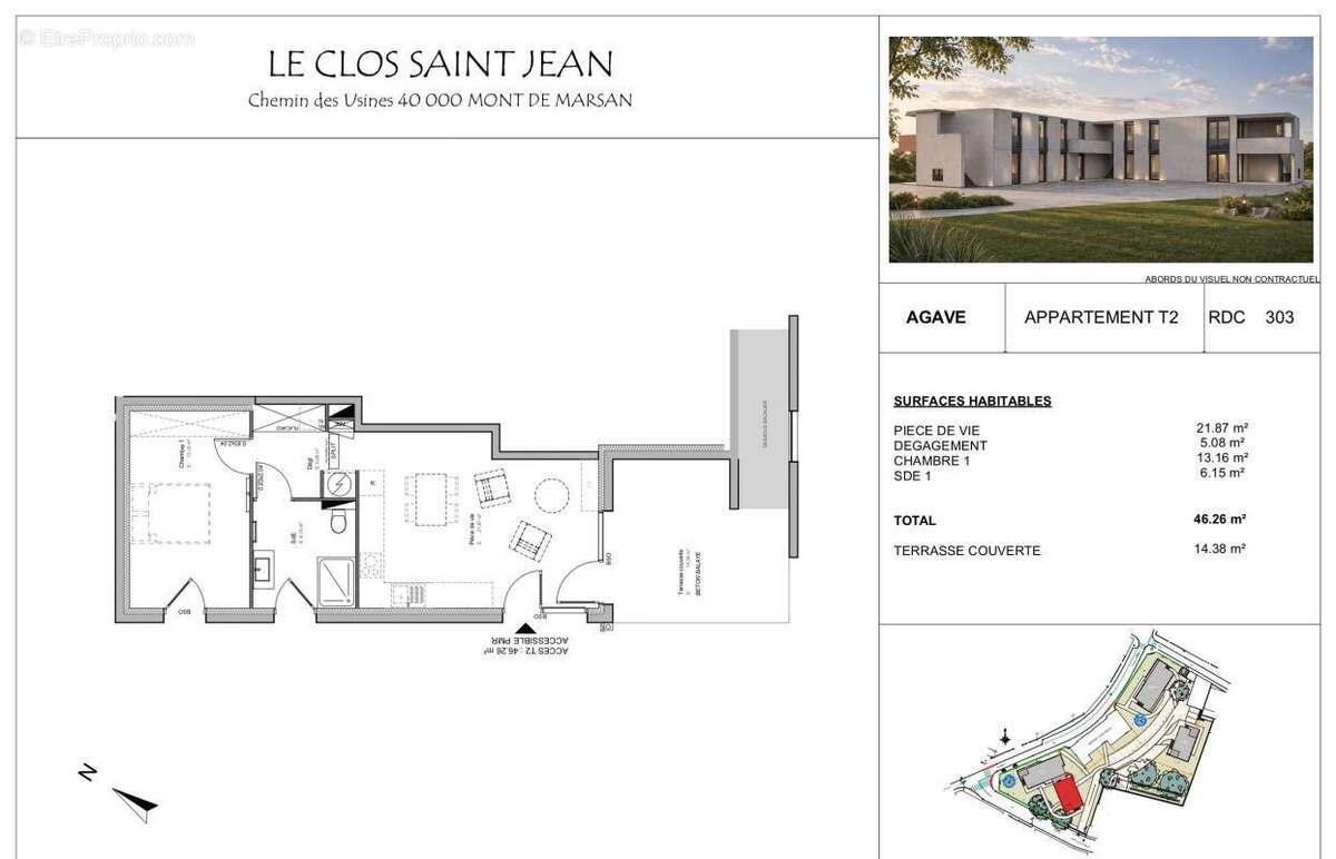 Appartement à MONT-DE-MARSAN