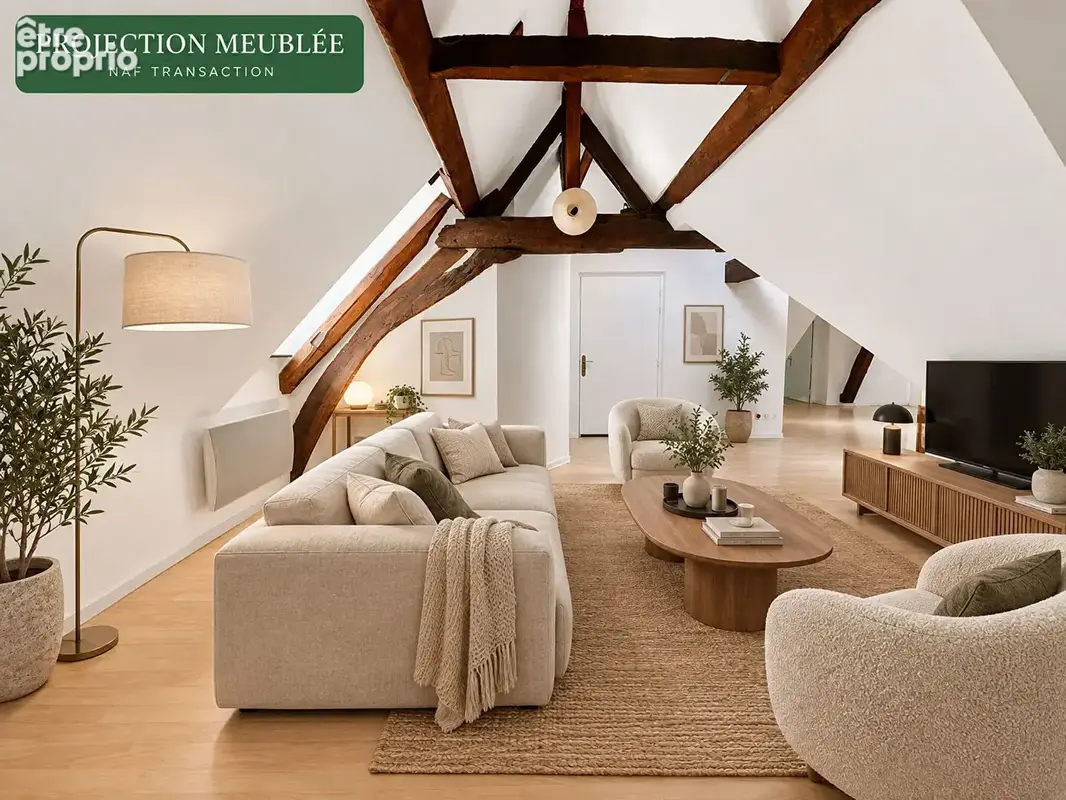Appartement 3 pièces, avec terrasse et parking au sein d'un hôtel particulier - photo 10