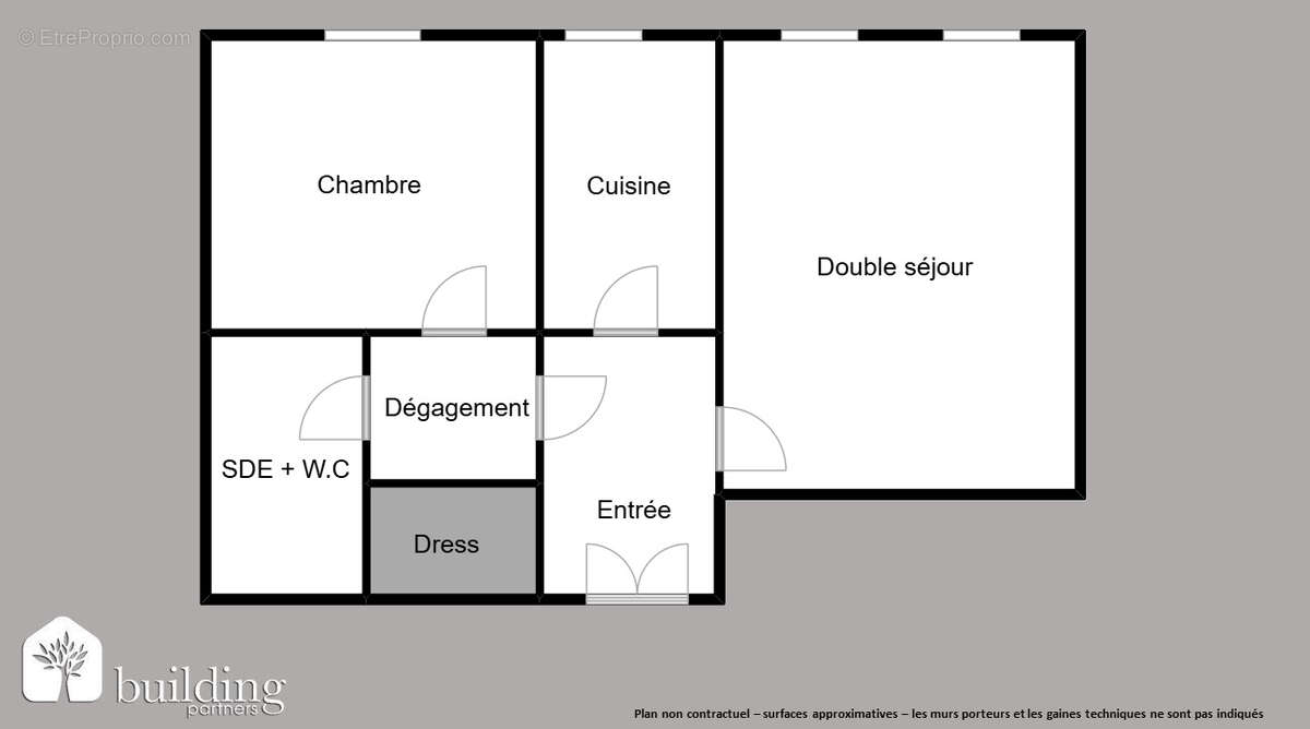 Appartement à LEVALLOIS-PERRET