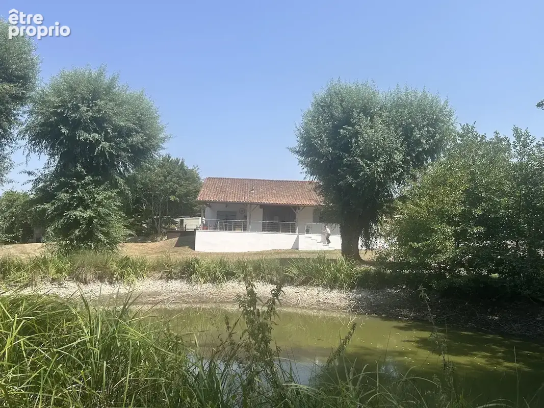 Maison d'architect avec étang, piscine, dépendances au calme. - photo 13