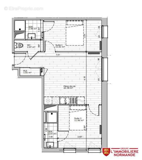 Appartement à LOUVIERS