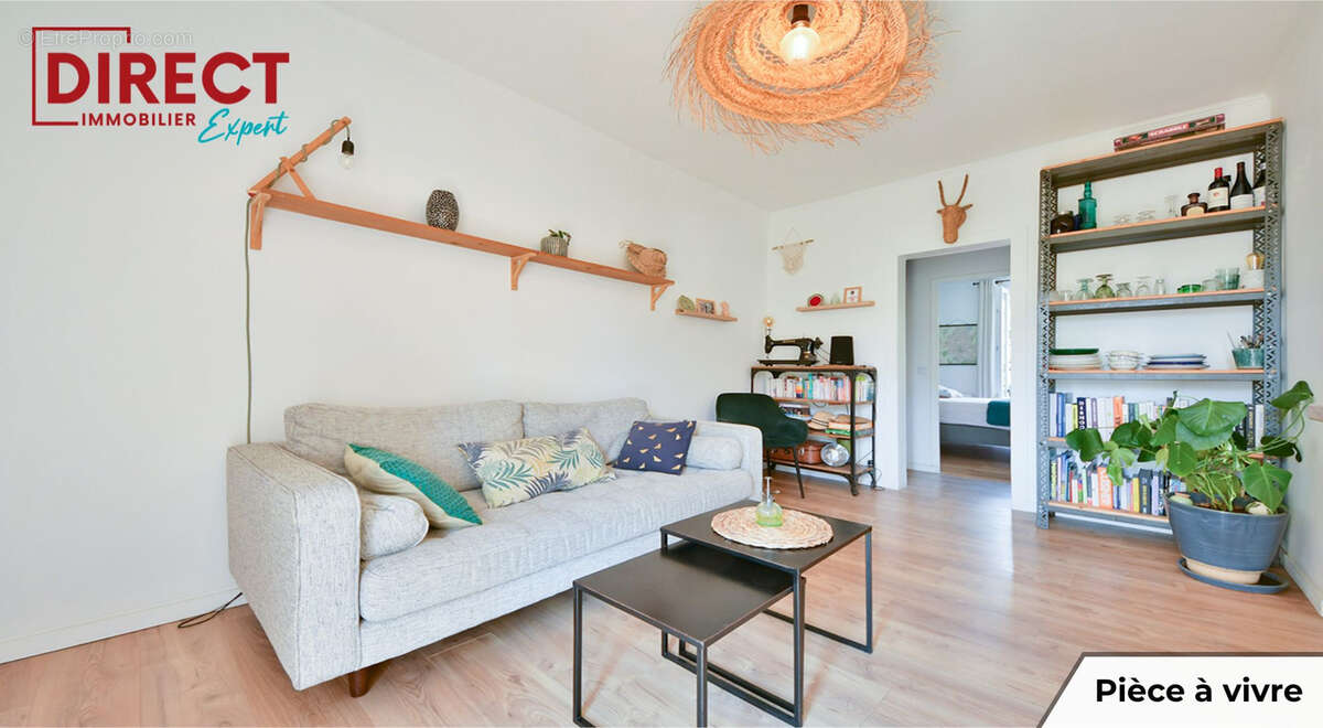 Centre ville : app 2/3p en dernier etage traversant + jardin de 50m2 + balcon + cave - photo 5