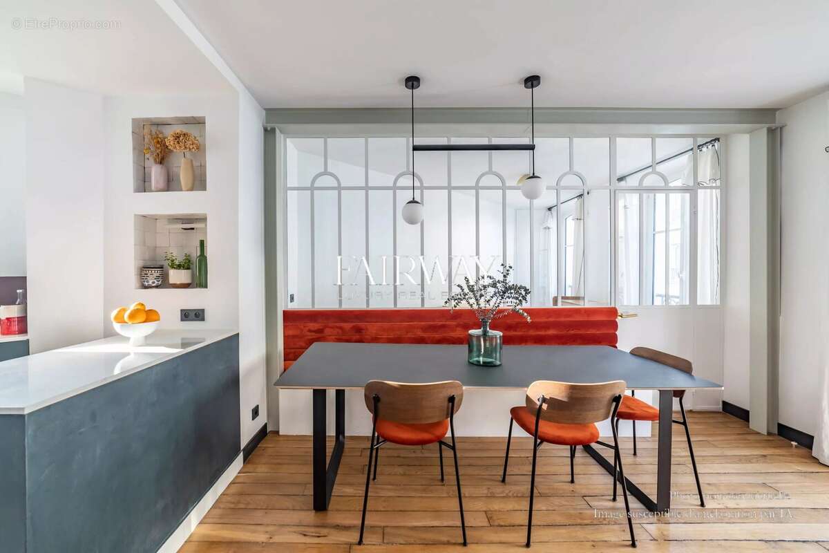 Appartement rénové par architecte Paris 2e - 64 m² - 2 chambres - Calme et lumineux proche rue du Nil - photo 10