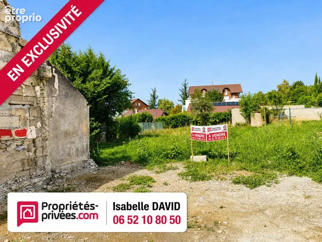73100-Terrain  -846 m2 ,libre constructeur , centre GRESY-SUR-AIX - photo 2