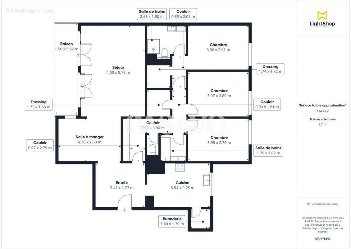 Appartement à LYON-4E