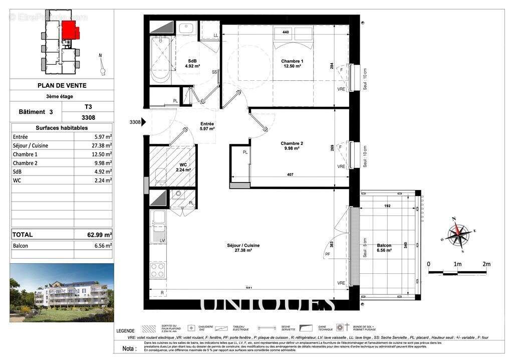 Appartement à PORNICHET