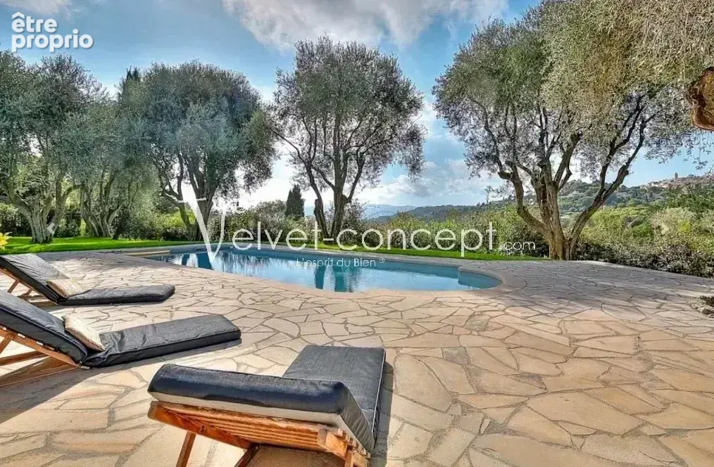 Mougins - proche Etang Fontmerle - vue panoramique - villa entièrement rénovée avec prestations - - photo 3