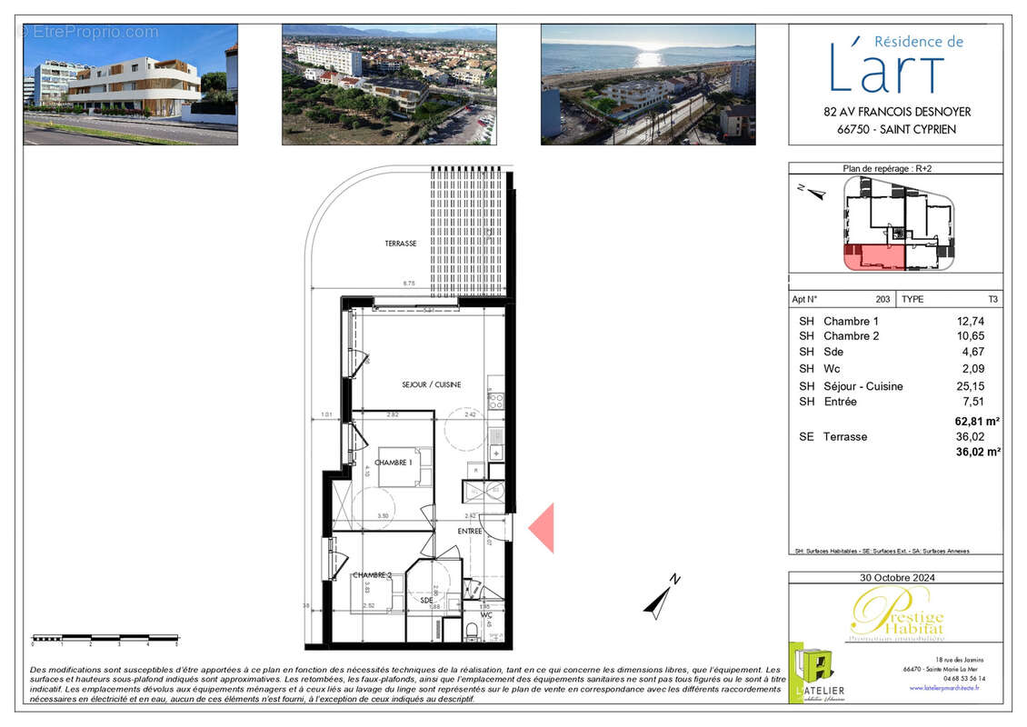 Appartement à SAINT-CYPRIEN